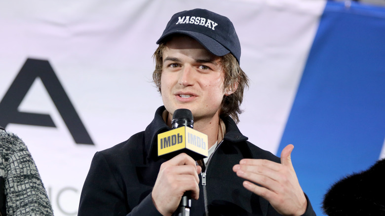 Joe Keery speaking with IMDb