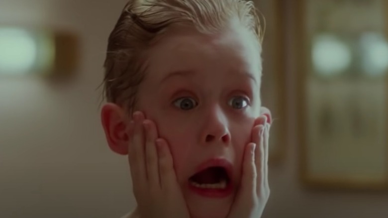 Macaulay Culkin screaming