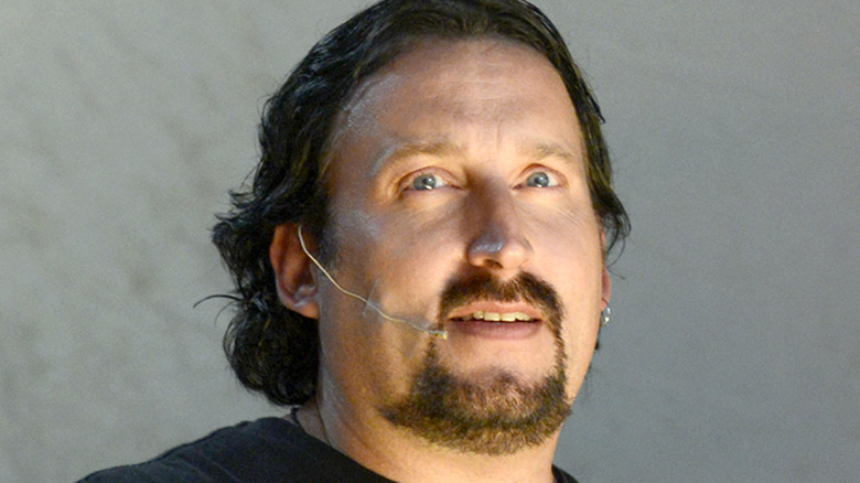 John Paul Tremblay with microphone headset