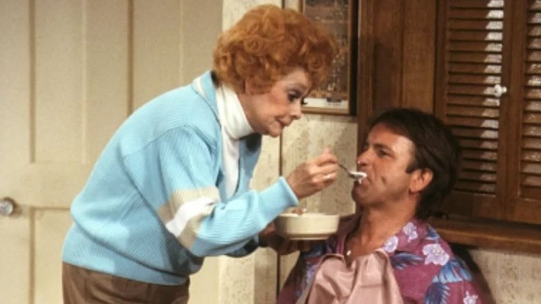 John Ritter and Lucille Ball