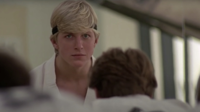 Johnny notices Daniel at Cobra Kai