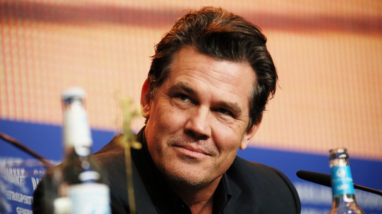 Josh Brolin looking to the side