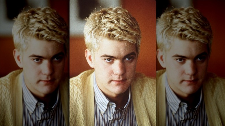 Joshua Jackson with blonde hair