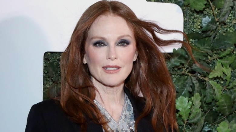 Julianne Moore with windswept hair