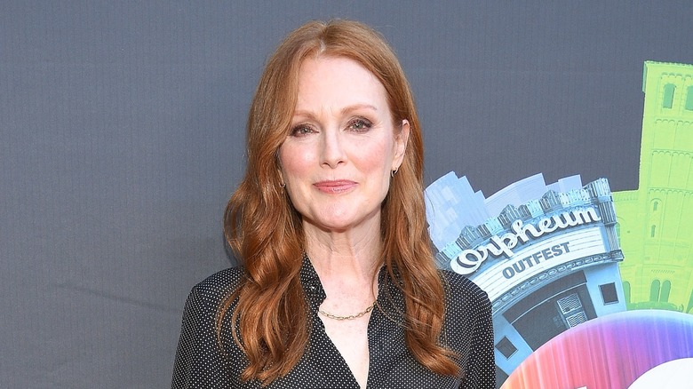 Julianne Moore closed smile Outfest