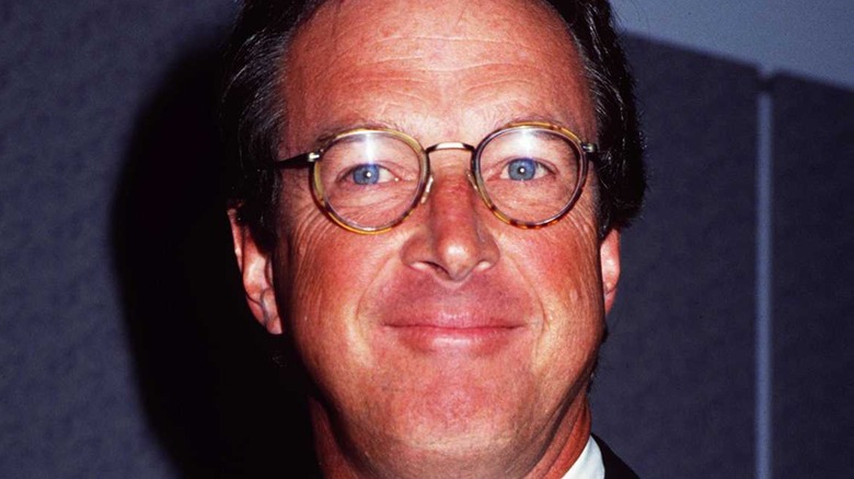 A vintage photograph of Michael Crichton