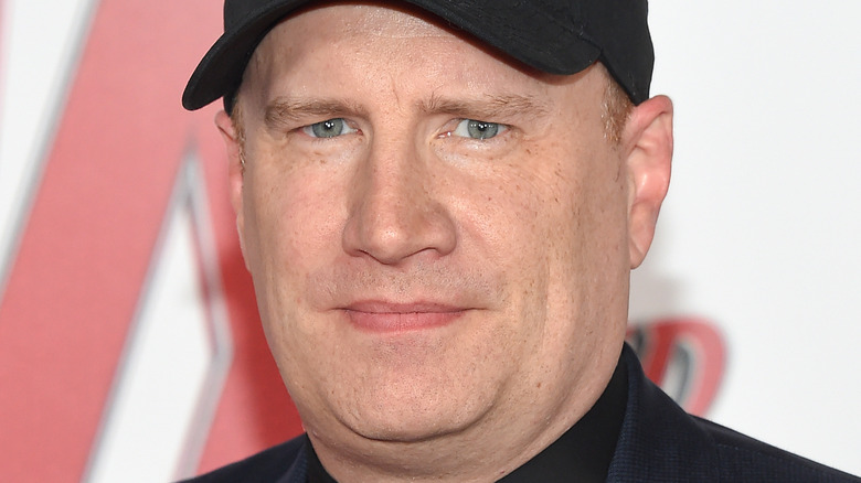 Kevin Feige wearing hat