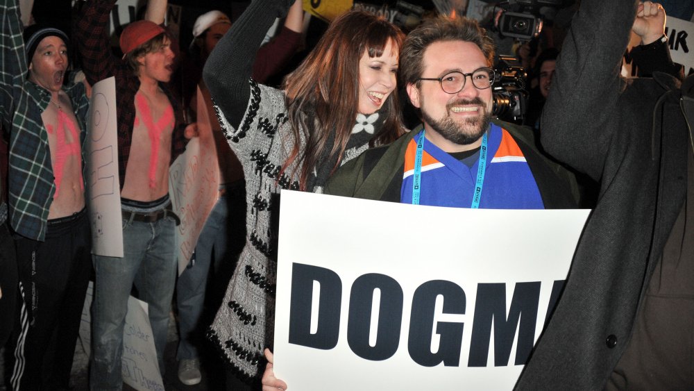 Kevin Smith at Dogma protest