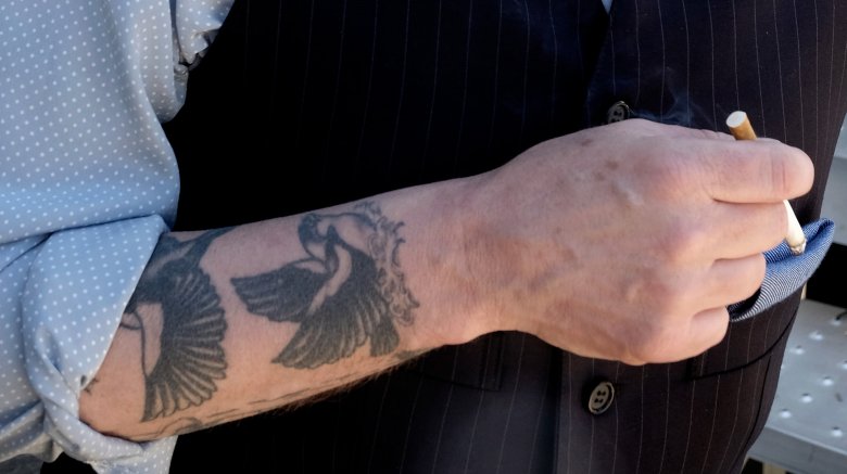 Kiefer Sutherland tattoo