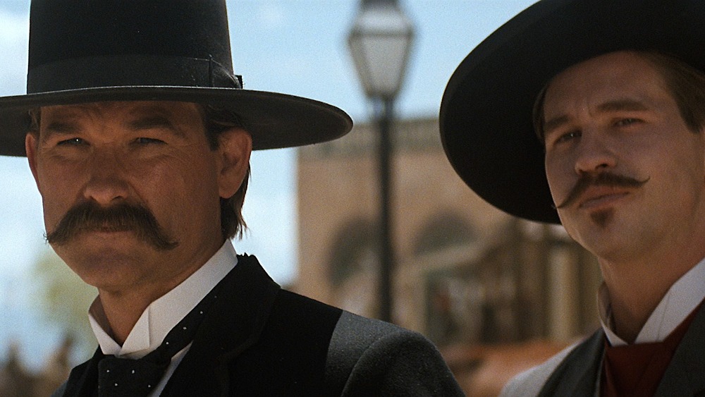 Kurt Russell and Val Kilmer in Tombstone