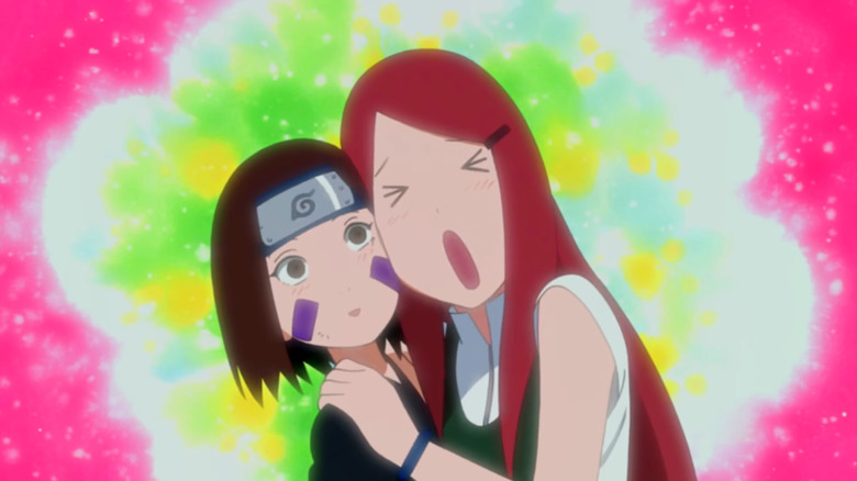 Kushina hugging Rin