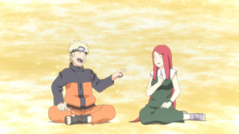 Naruto and Kushina laughing