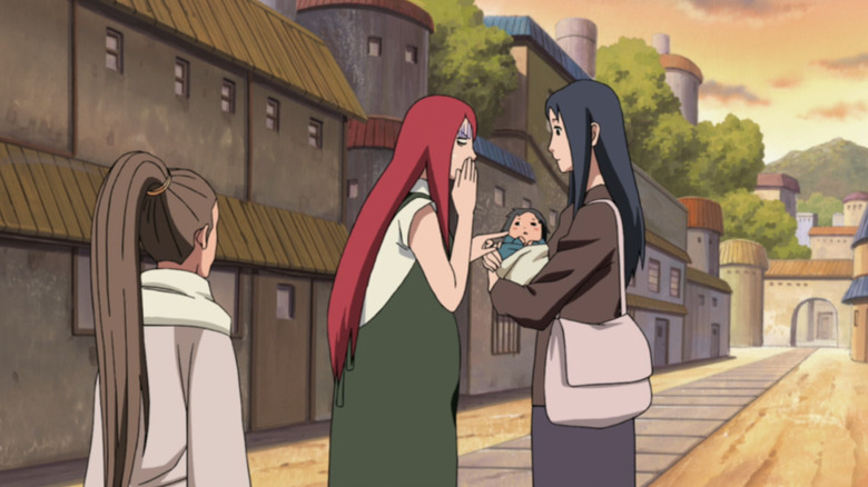 Kushina talking to Sasuke's mom