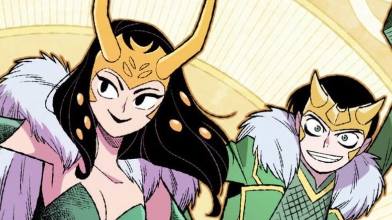 Lady Loki smiling