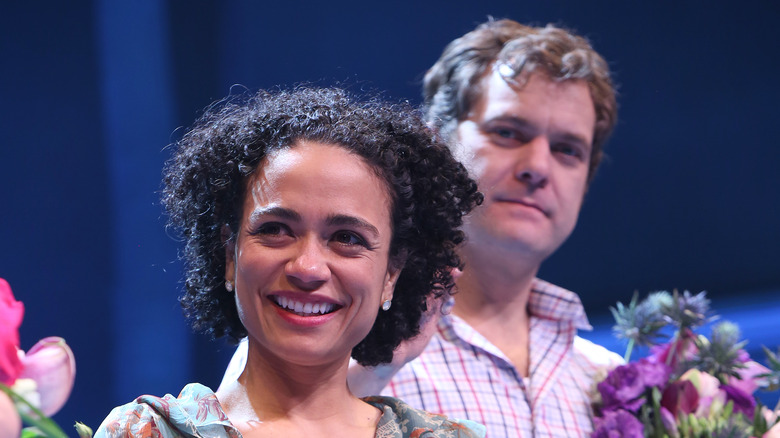 Lauren Ridloff and Joshua Jackson