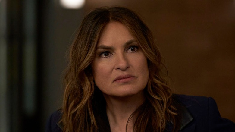 Olivia Benson looking angry