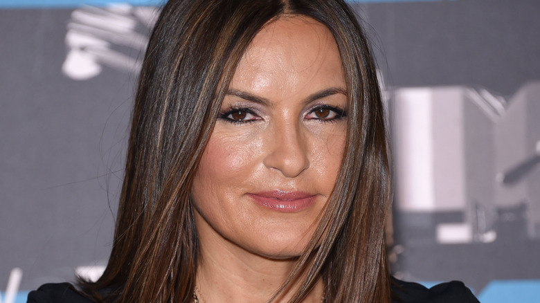 Mariska Hargitay smirking