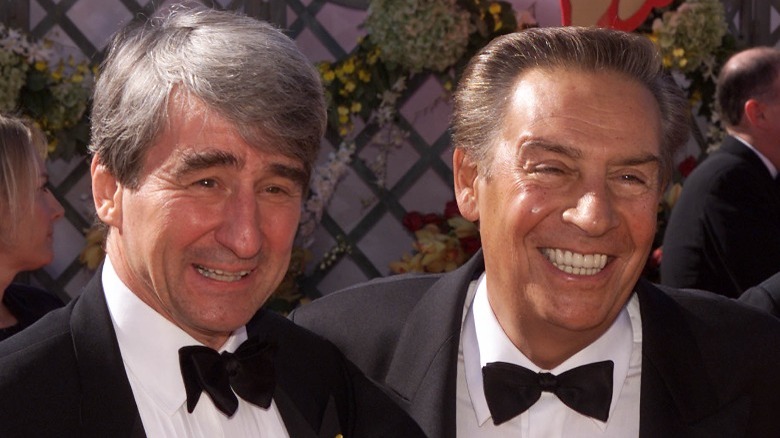 Sam Waterstone and Jerry Orbach smiling