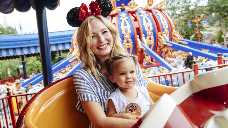 Candace King and daughter at Disney