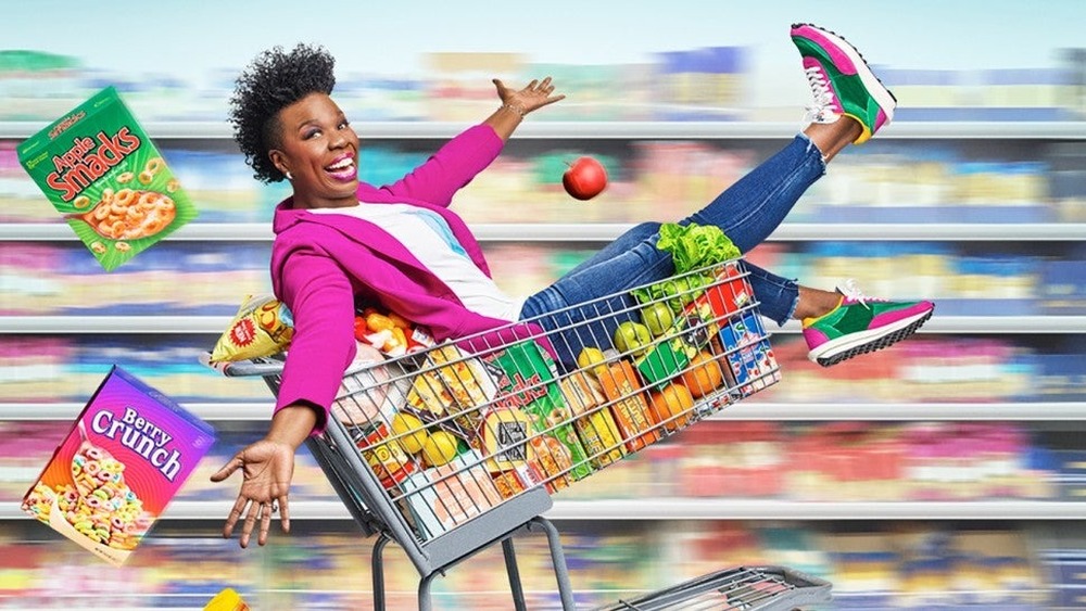 Leslie Jones on Supermarket Sweep