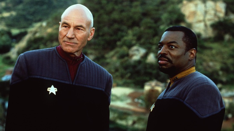 Captain Picard and Geordi La Forge