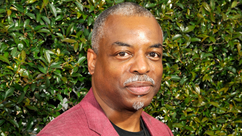 LeVar Burton smirking