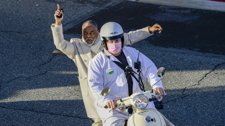 LeVar Burton during the Rose Parade