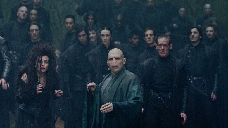 Voldemort with his army