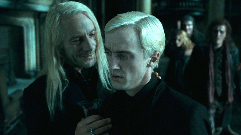 Lucius with Draco