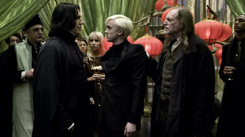 Snape confronts Draco