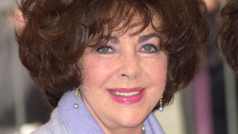 Elizabeth Taylor smiling