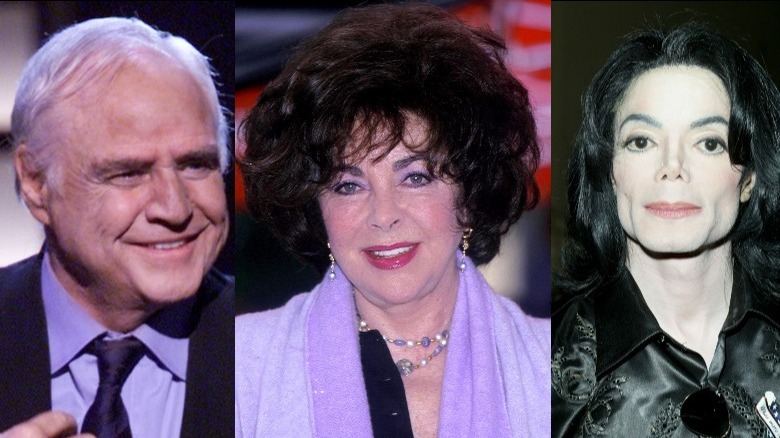 Marlon Brando Elizabeth Taylor Michael Jacson 