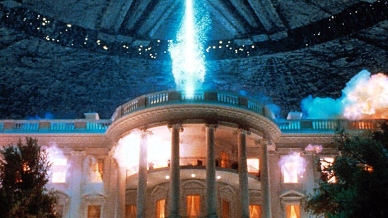 The White House blowing up