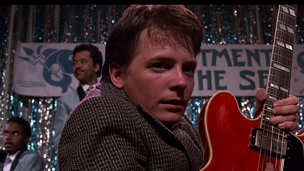 Michael J. Fox as Marty McFly in Back to the Future