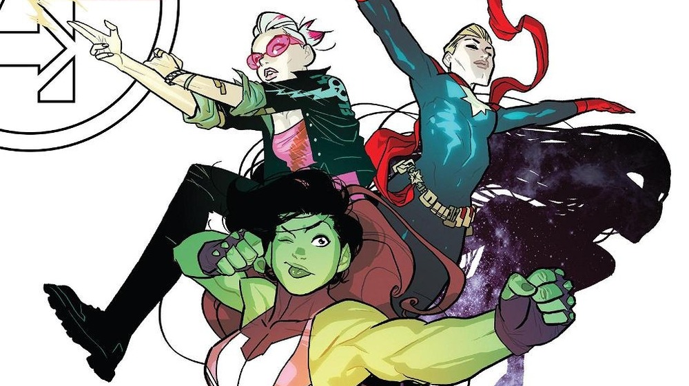 A-Force looking goofy