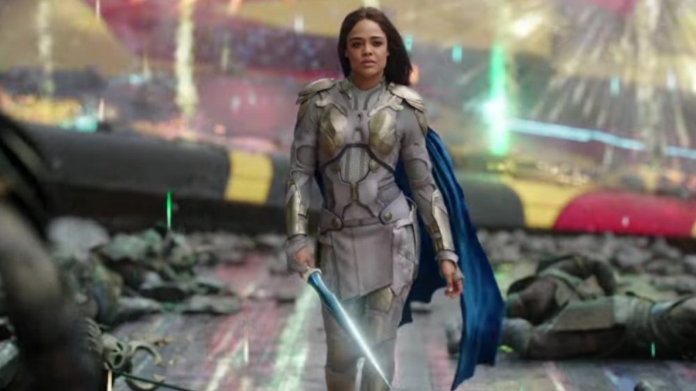 Tessa Thompson as Valkyrie in Thor: Ragnarok