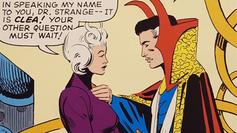 Clea meets Doctor Strange