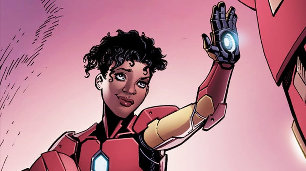 Riri Williams/Ironheart raises her hand