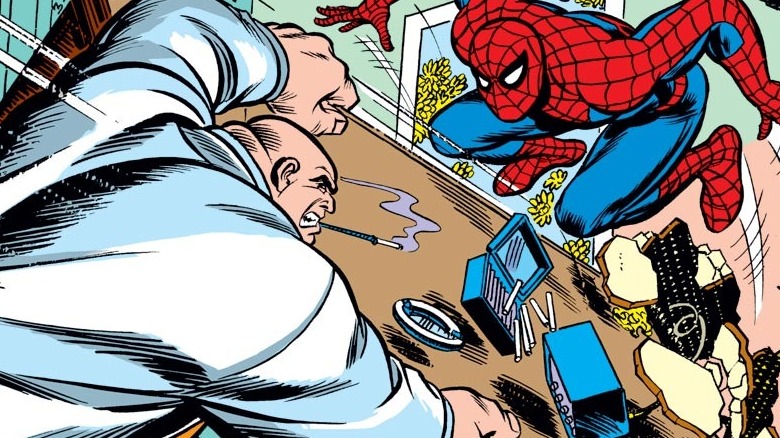 Kingpin tries to kill Spider-Man