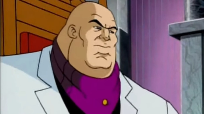 Animated Kingpin wearing cravat