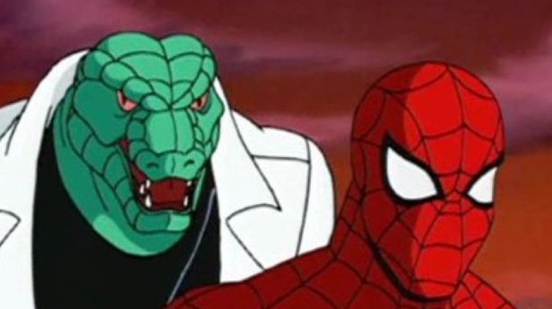 Spider-Man and the Lizard team up