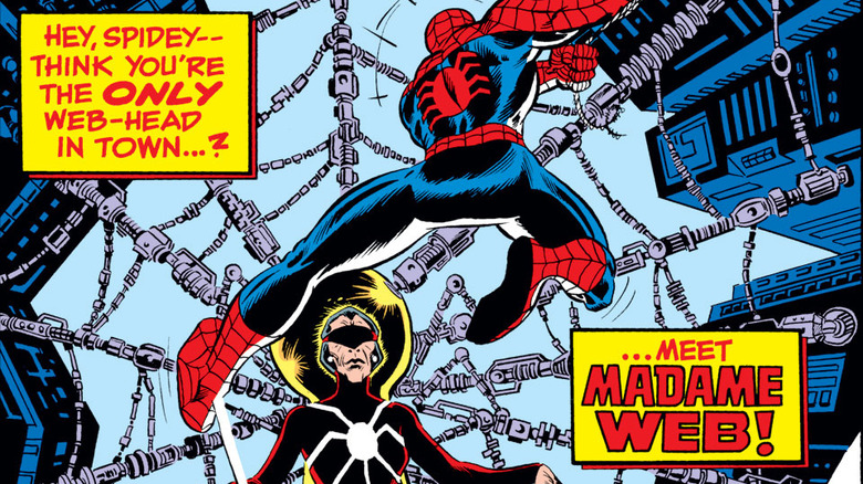 Madame Web encounters Spider-Man