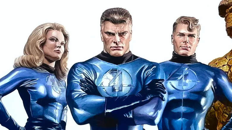 Mister Fantastic scowling