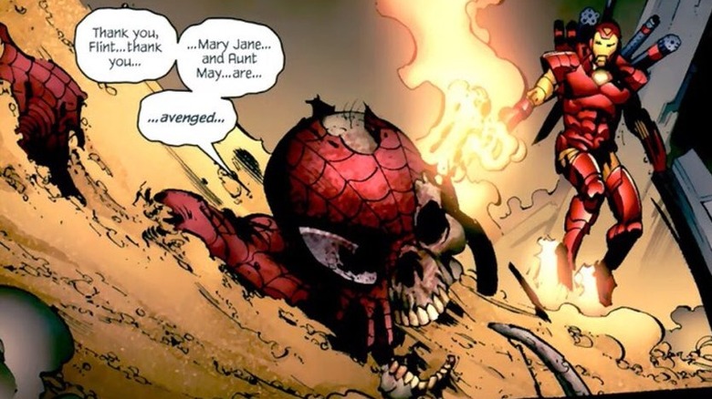 Zombie Spider-Man killed by Sandman