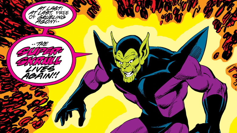 The Super Skrull appearing on a page of Marvel Comics