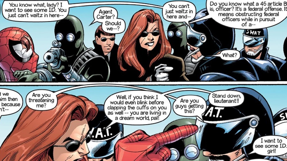 Ultimate Sharon Carter takes names