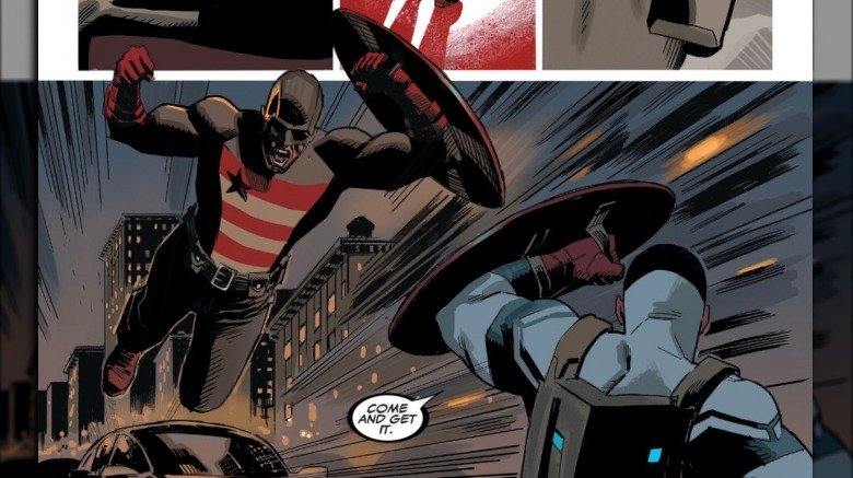 U.S. Agent fighting Sam Wilson