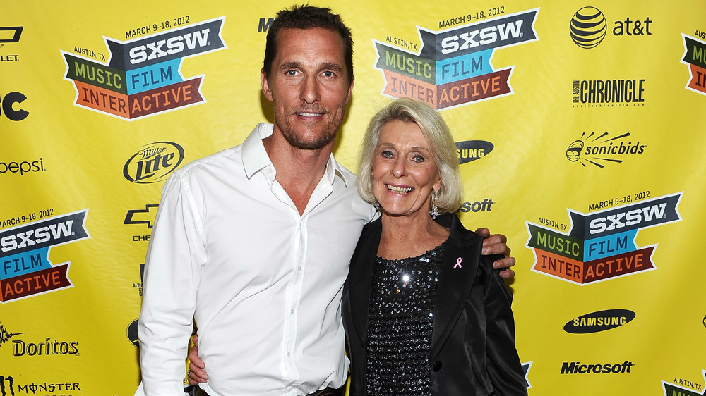 Matthew McConaughey and his mom, Kay McConaughey, at SXSW