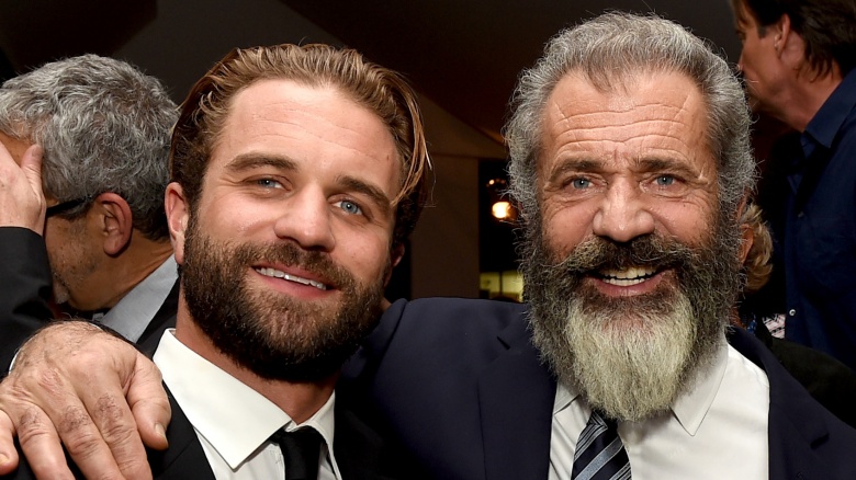 Milo Gibson and Mel Gibson