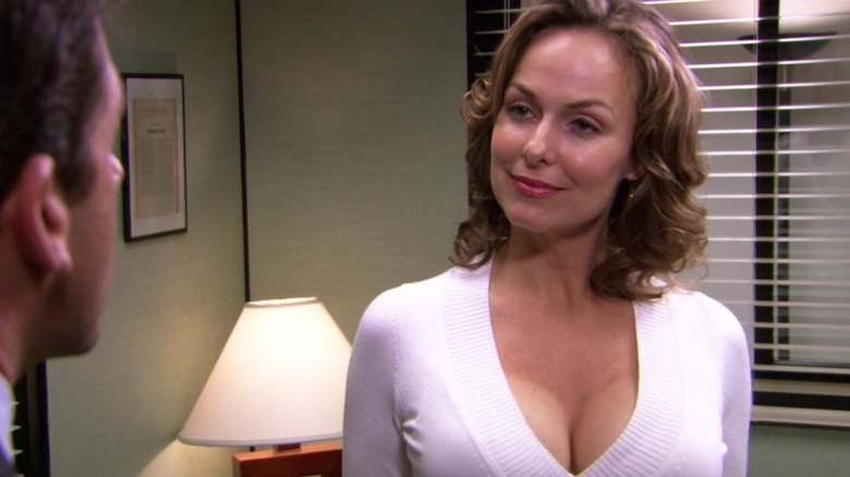 Jan Levinson smirking